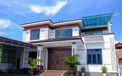 Công trình cửa thép vân gỗ Classic Hải Đăng Kingdoor