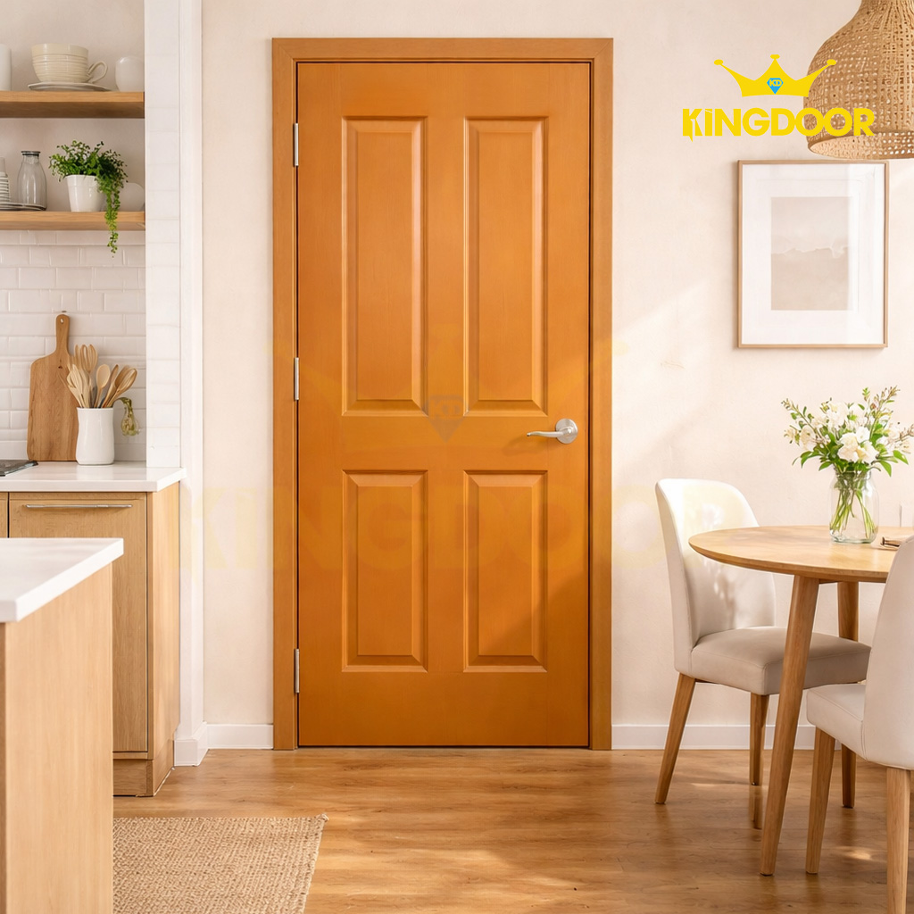 Cửa gỗ HDF sơn KD.4AV-C10