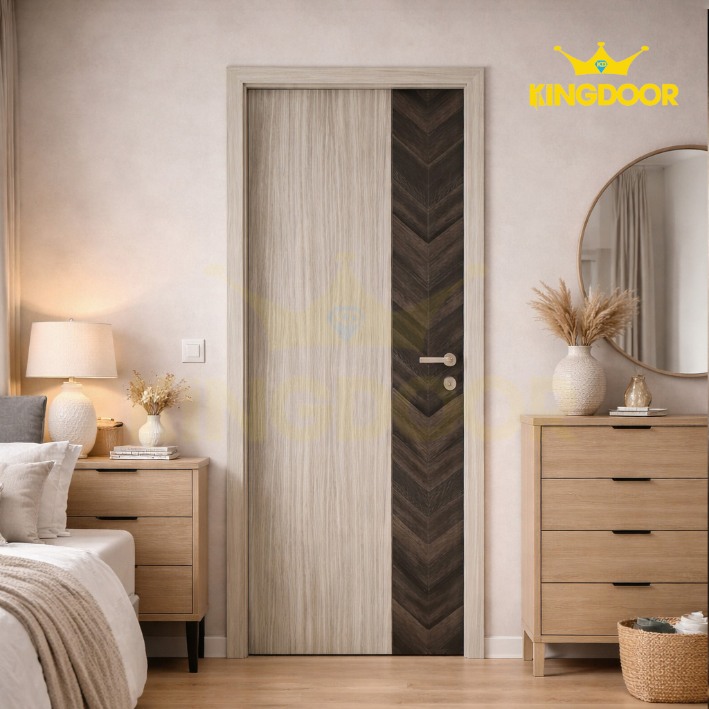 Cửa gỗ MDF Laminate H2 - LK 4601 A & 4034 T