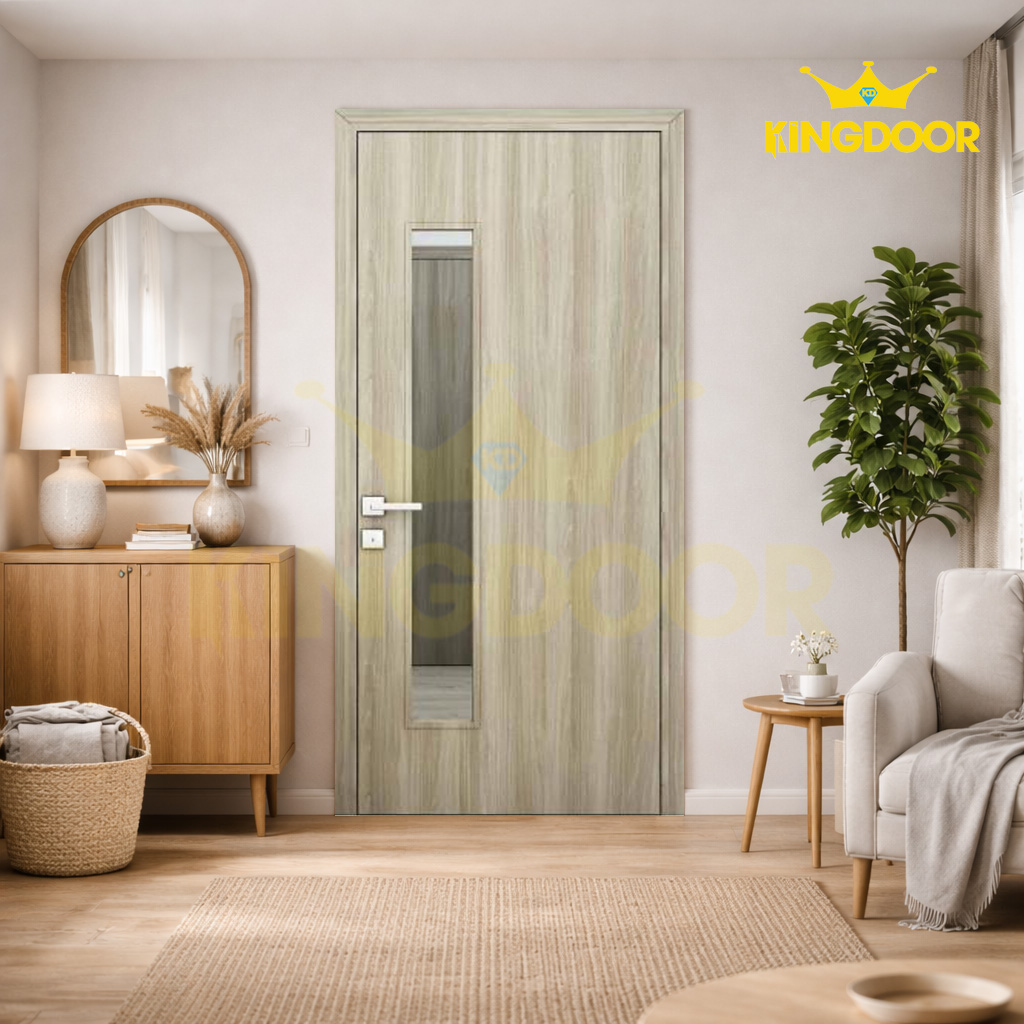 Cửa gỗ MDF Melamine DR4 MS 404 PL