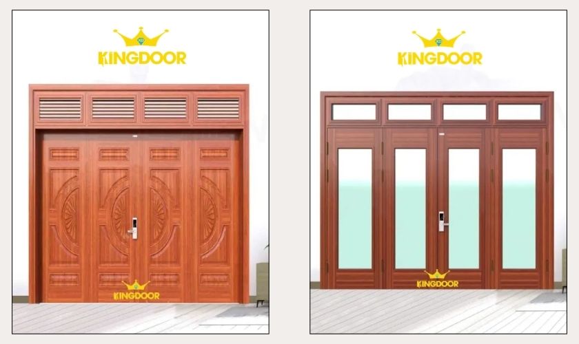 Cửa thép vân gỗ có tốt không
