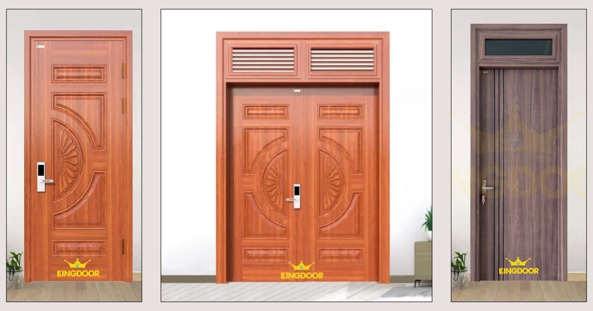 Cửa thép vân gỗ có tốt không