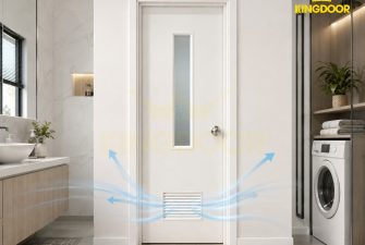 Cửa Nhựa Composite Có Lá Sách