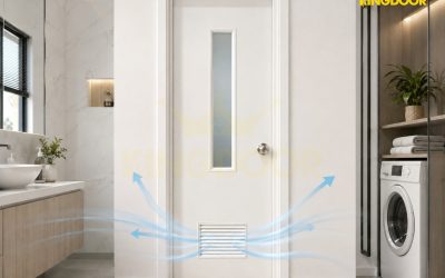Cửa Nhựa Composite Có Lá Sách
