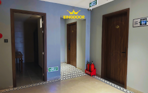 Cửa thép vân gỗ 1 cánh